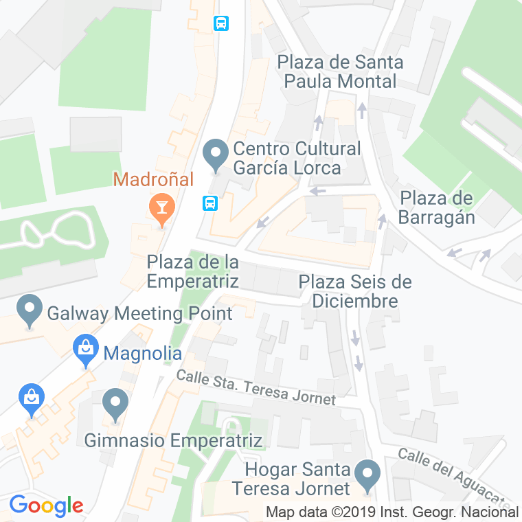 Código Postal calle Joaquin Rivero en Madrid