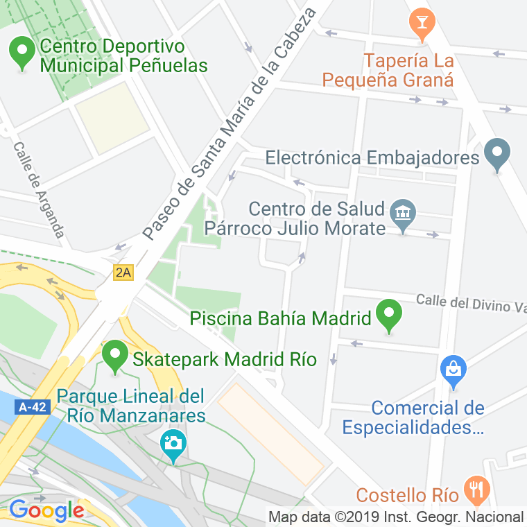 Código Postal calle Aguilon en Madrid