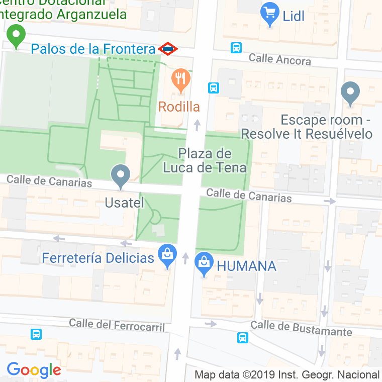 Código Postal calle Luca De Tena, plaza en Madrid