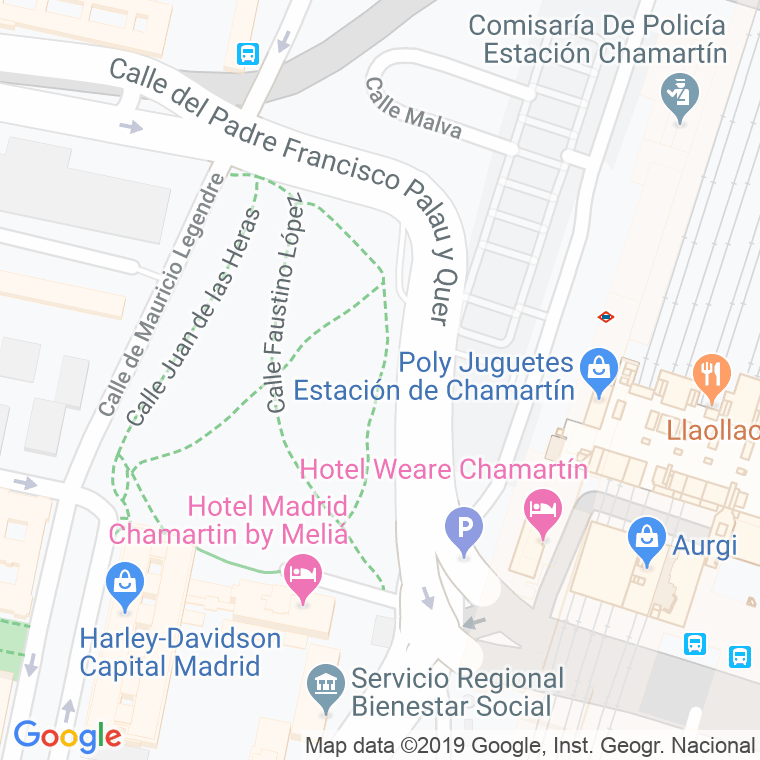 Código Postal calle Doctor Marañon, plaza en Madrid