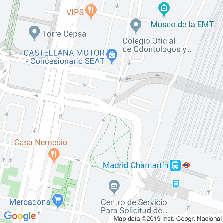Código Postal calle Padre Francisco Palau Y Quer, avenida en Madrid