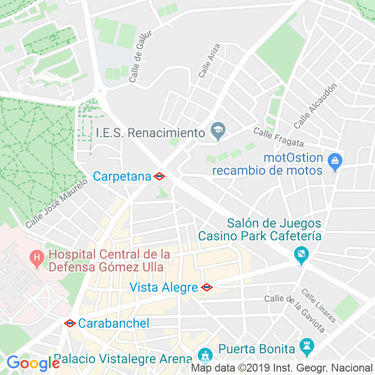 Código Postal calle Nuestra Señora De Valvanera, avenida (Impares Del 123 Al Final)  (Pares Del 120 Al Final) en Madrid