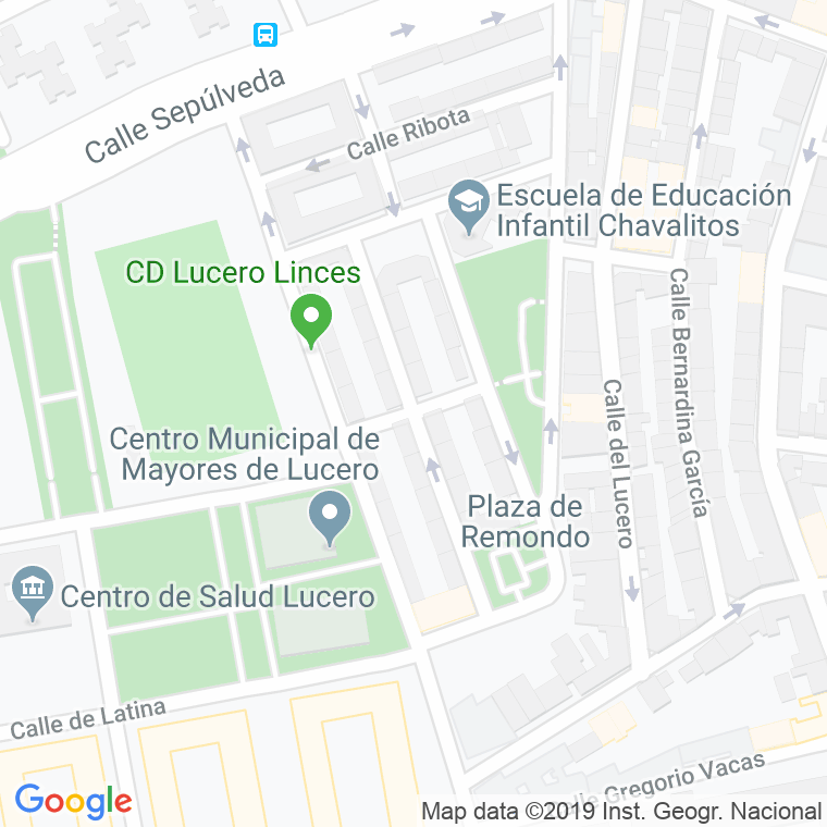 Código Postal calle Pinarejos en Madrid
