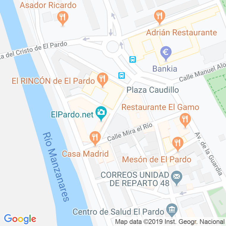 Código Postal calle Carboneros en Madrid