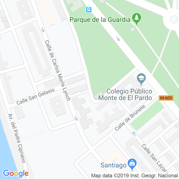 Código Postal calle San Cirilo en Madrid