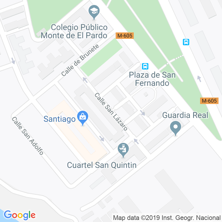 Código Postal calle San Lazaro en Madrid