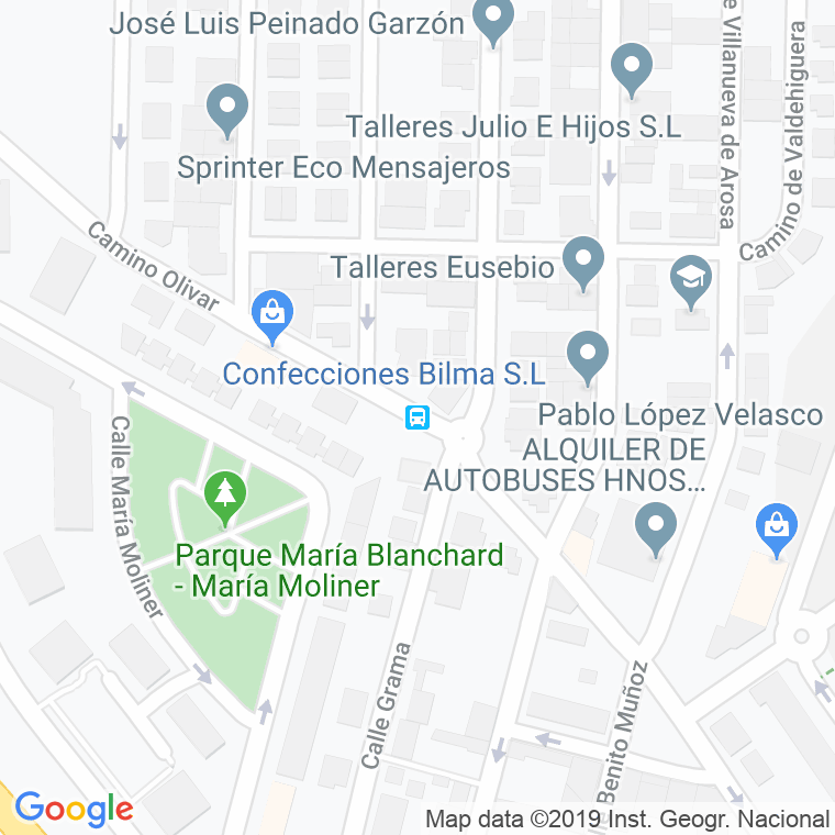 Código Postal calle Barrio De Las Carcavas en Madrid