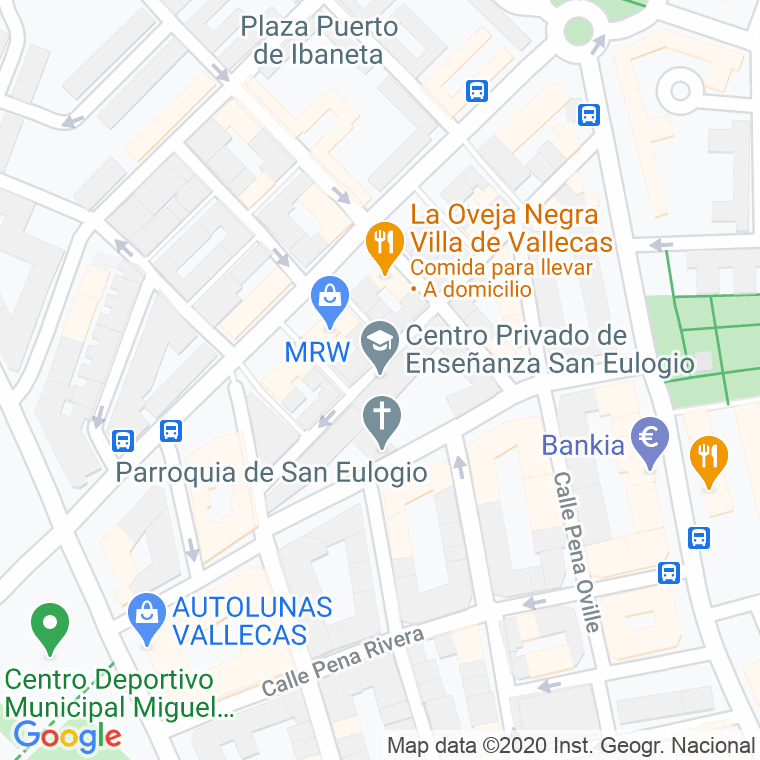 Código Postal calle San Eulogio, Viejo De, camino en Madrid
