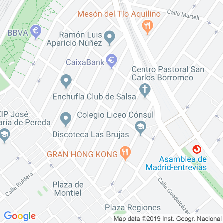 Código Postal calle Buendia en Madrid
