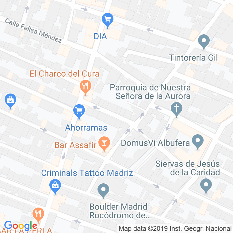 Código Postal calle Eduardo Sanz en Madrid