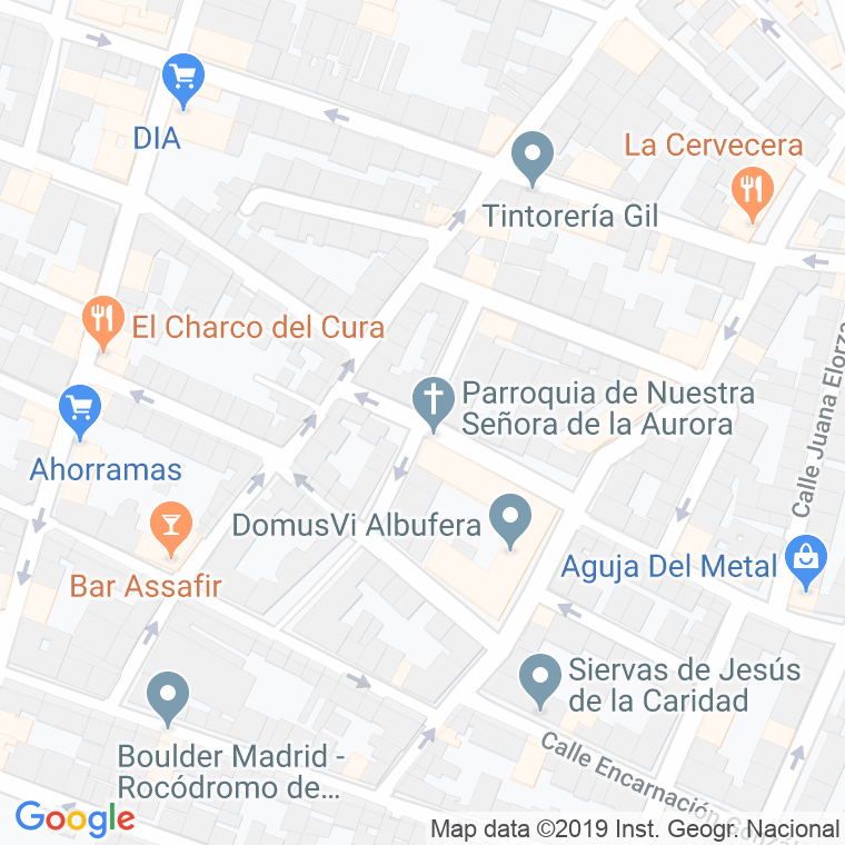 Código Postal calle Luis Lopez en Madrid