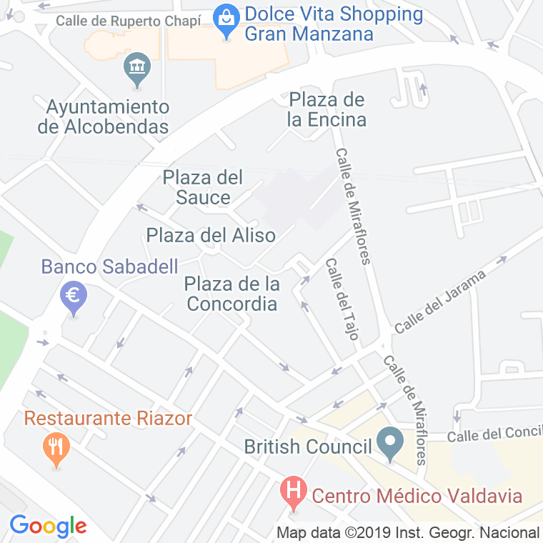 Código Postal calle Almendro en Alcobendas y La Moraleja