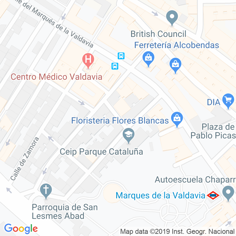 Código Postal calle Angel Baena Gomez en Alcobendas y La Moraleja