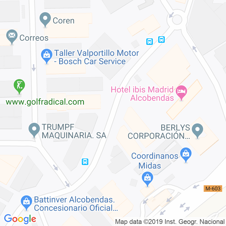 Código Postal calle Calabozos en Alcobendas y La Moraleja