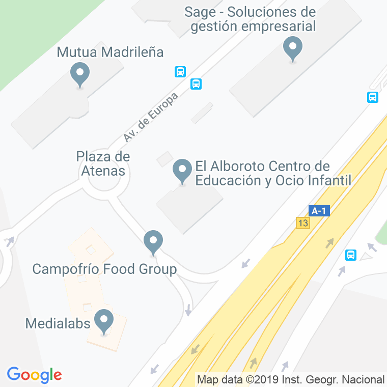 Código Postal calle Electronica en Alcobendas y La Moraleja