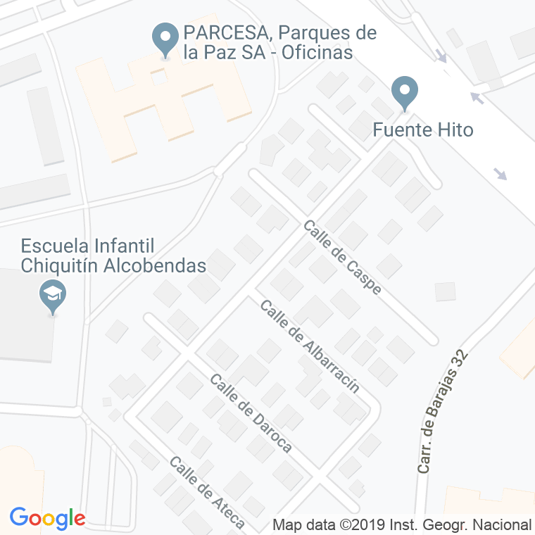 Código Postal calle Enrique Lopez Garcia en Alcobendas y La Moraleja