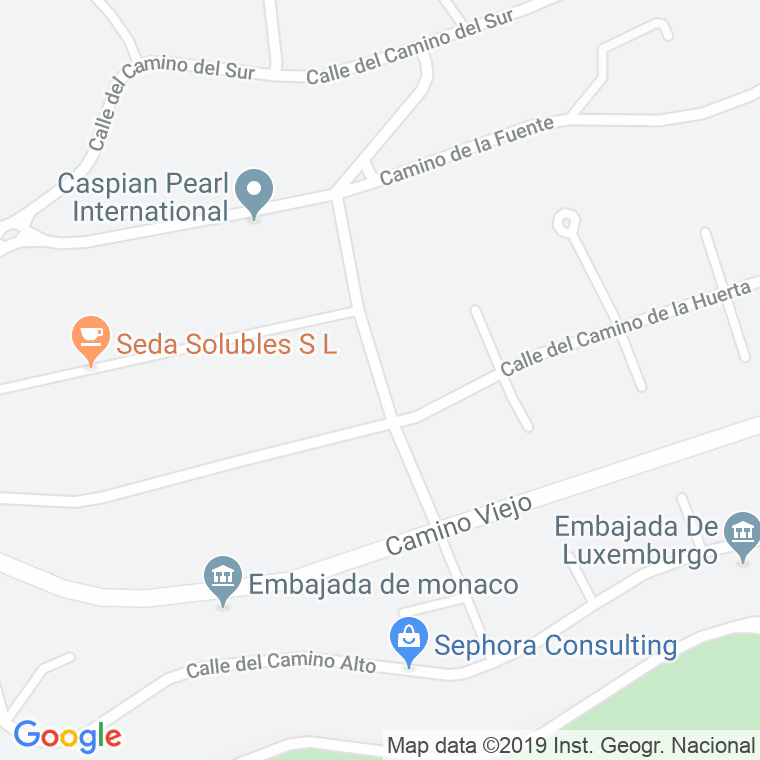 Código Postal calle Camino De Los Chopos en Alcobendas y La Moraleja