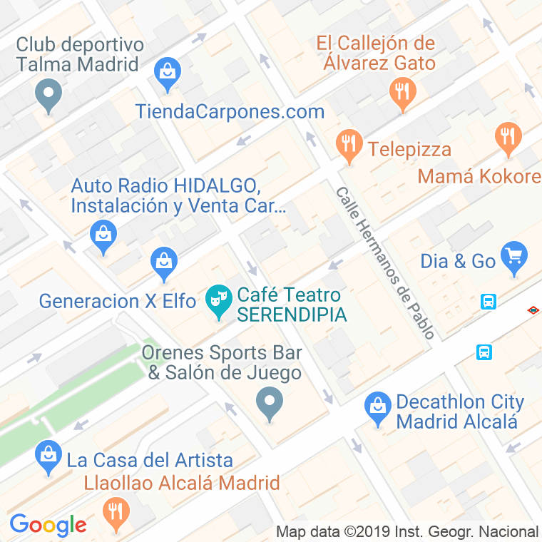 Código Postal de Gutierrez, Talleres en Madrid