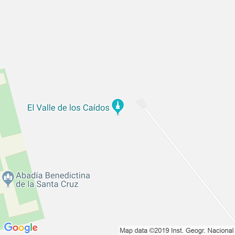 Código Postal de Valle De Los Caidos, Sta Cruz en Madrid