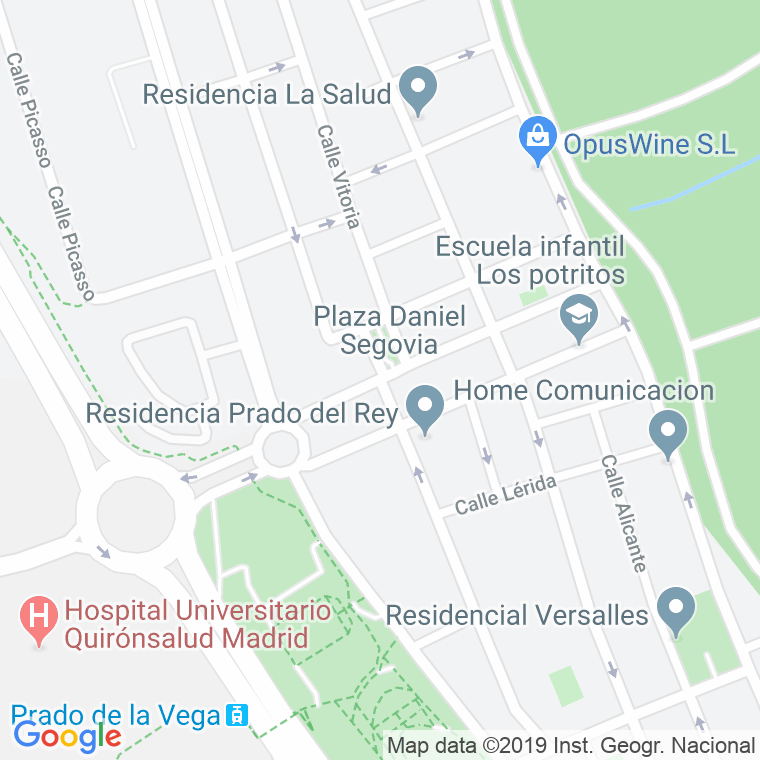 Código Postal calle Albacete en Pozuelo de Alarcón