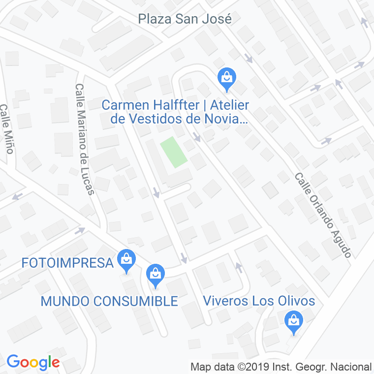 Código Postal calle Ciudad De Leon en Pozuelo de Alarcón
