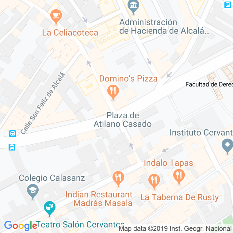 Código Postal calle Atilano Casado, plaza en Alcalá de Henares