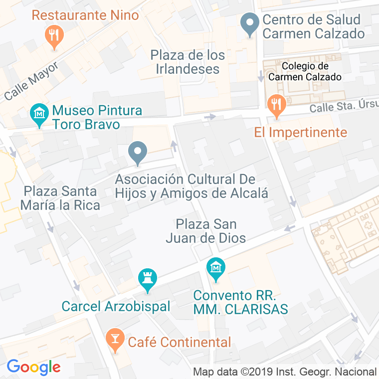 Código Postal calle Avellaneda en Alcalá de Henares