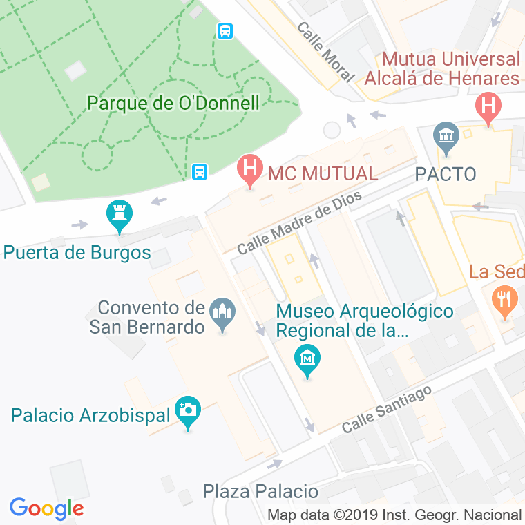 Código Postal calle Capuchinos en Alcalá de Henares