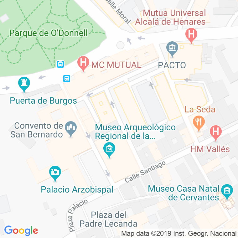 Código Postal calle Cid Campeador en Alcalá de Henares