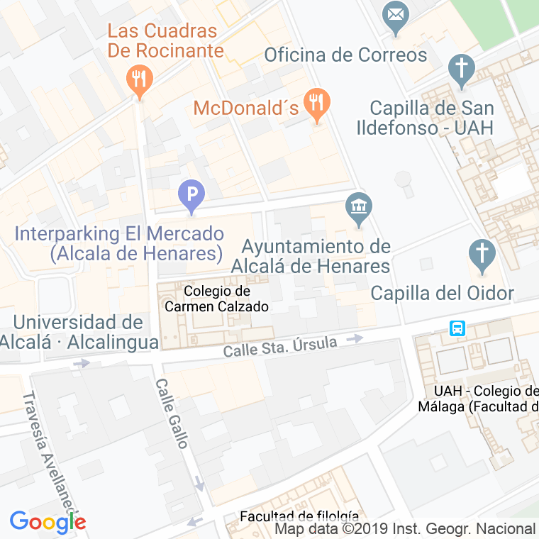 Código Postal calle Escuelas en Alcalá de Henares