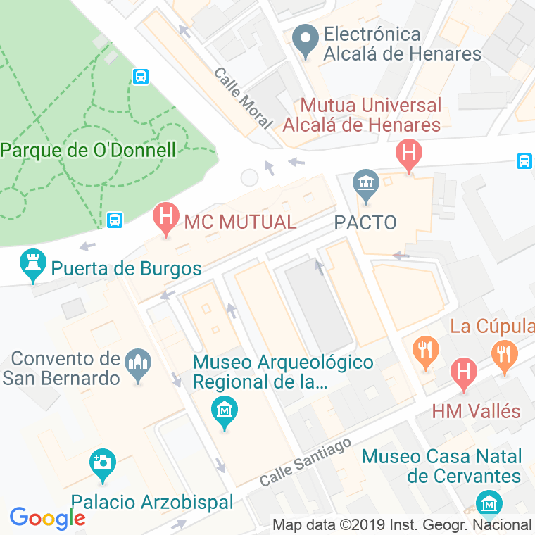Código Postal calle Madre De Dios en Alcalá de Henares