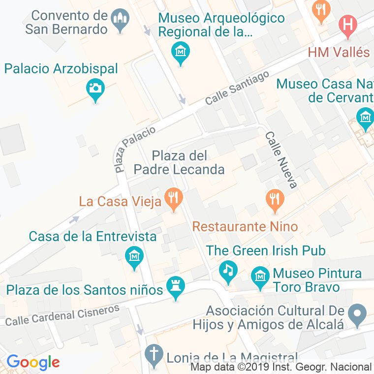 Código Postal calle Padre Lecanda en Alcalá de Henares