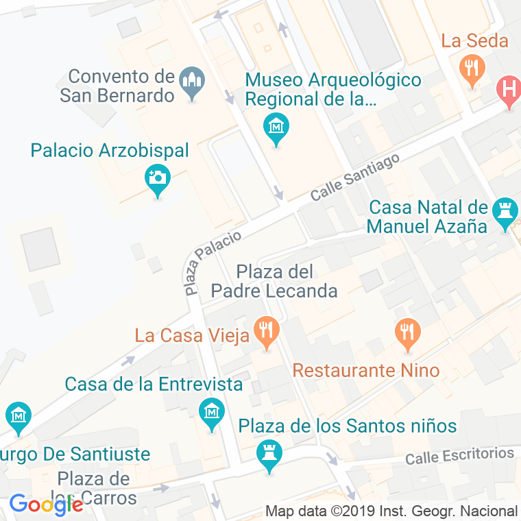 Código Postal calle Palacio, plaza en Alcalá de Henares