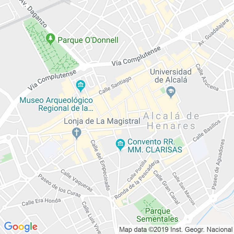 Código Postal calle Santos Niños, plaza (Impares Del 1 Al Final)  (Pares Del 2 Al Final) en Alcalá de Henares