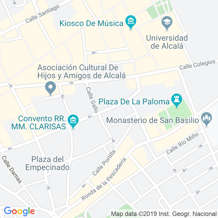 Código Postal calle Trinidad en Alcalá de Henares