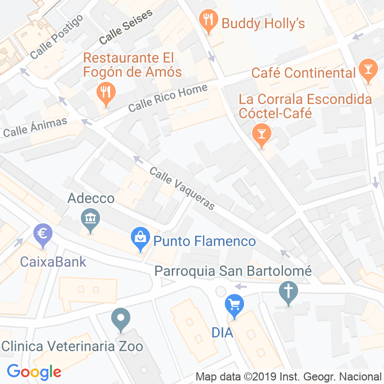 Código Postal calle Vaqueras en Alcalá de Henares