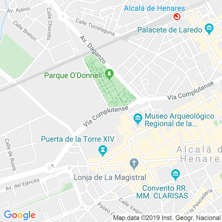 Código Postal calle Alfonso Complutense en Alcalá de Henares