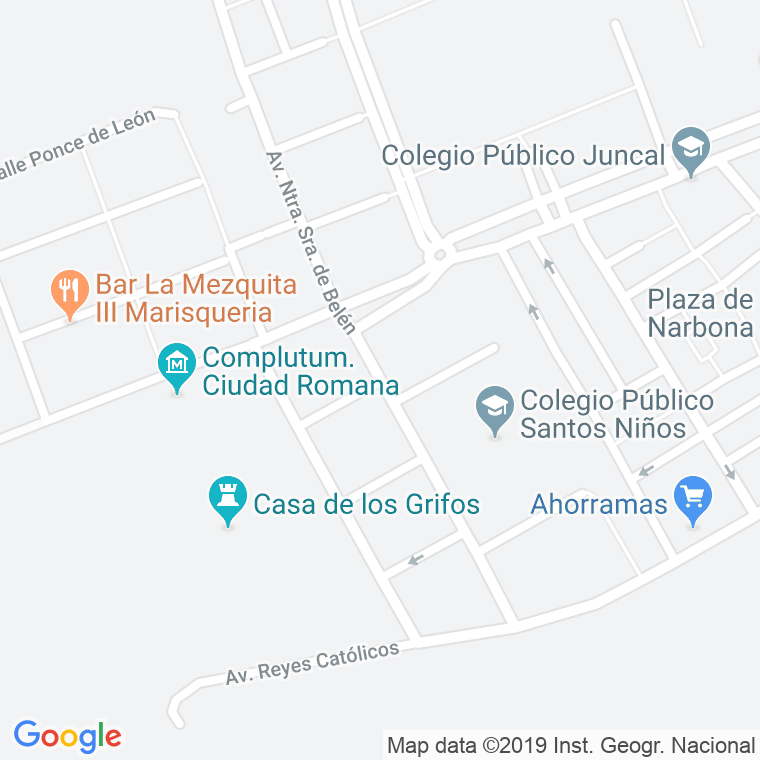 Código Postal calle Cabeza De Vaca en Alcalá de Henares