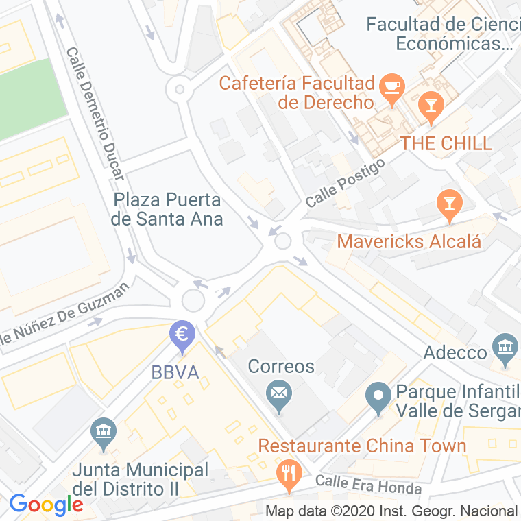 Código Postal calle Puerta Santa Ana, plaza en Alcalá de Henares