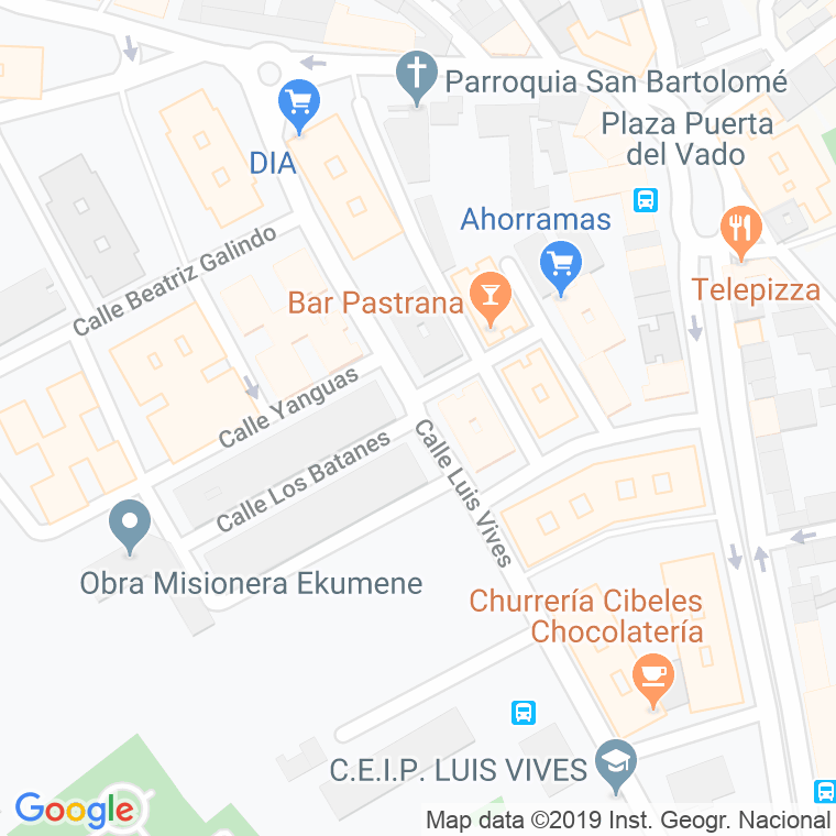 Código Postal calle Batanes, Los en Alcalá de Henares