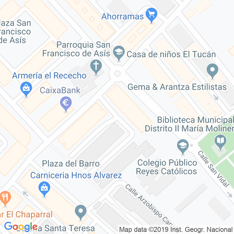 Código Postal calle Cristobal Colon en Alcalá de Henares