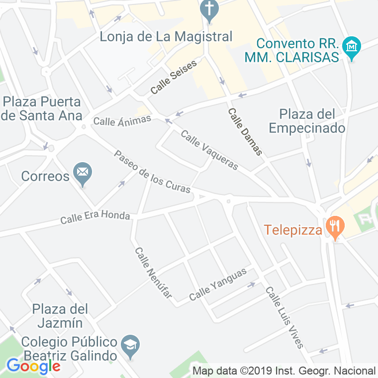 Código Postal calle Curas, De Los, paseo en Alcalá de Henares