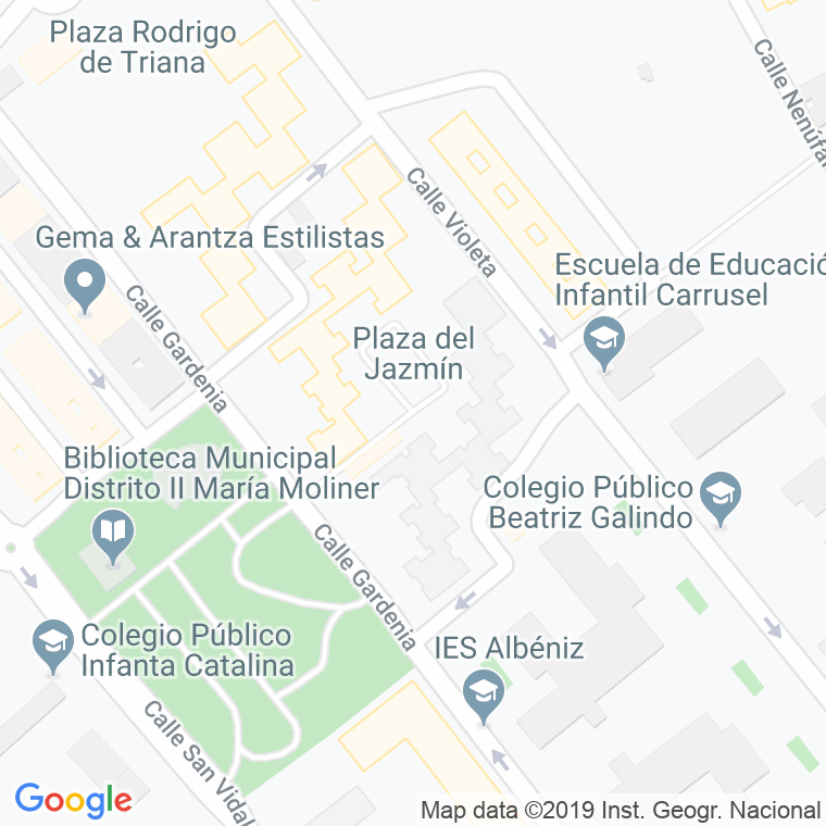 Código Postal calle Jazmin, Del, plaza en Alcalá de Henares