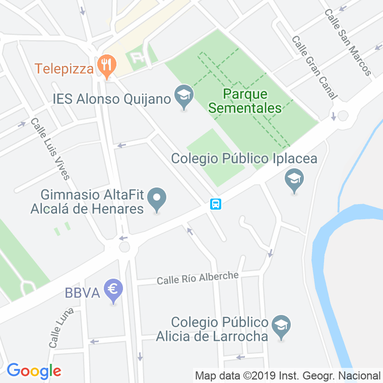 Código Postal calle Moreras, De Las, paseo en Alcalá de Henares
