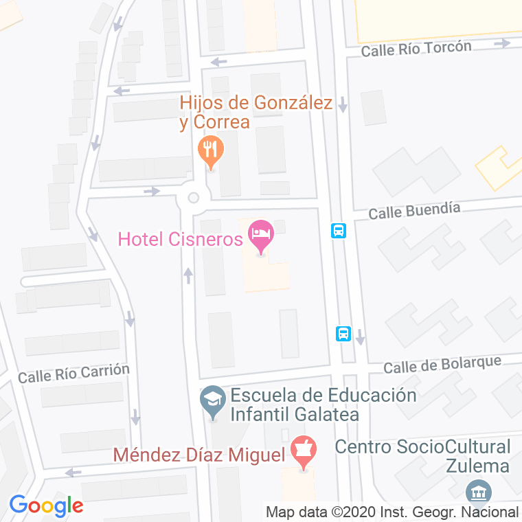 Código Postal calle Pastrana, glorieta en Alcalá de Henares