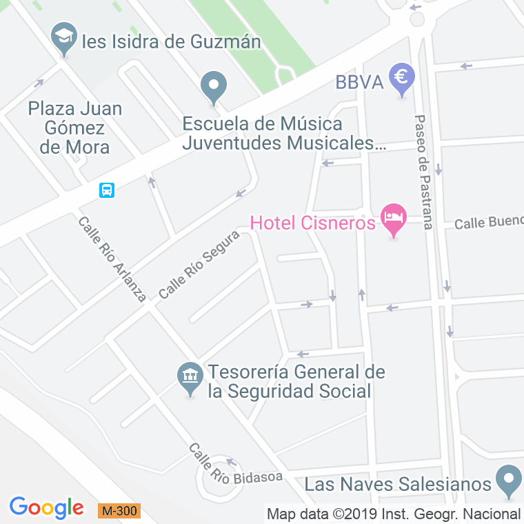 Código Postal calle Rio Noguera en Alcalá de Henares