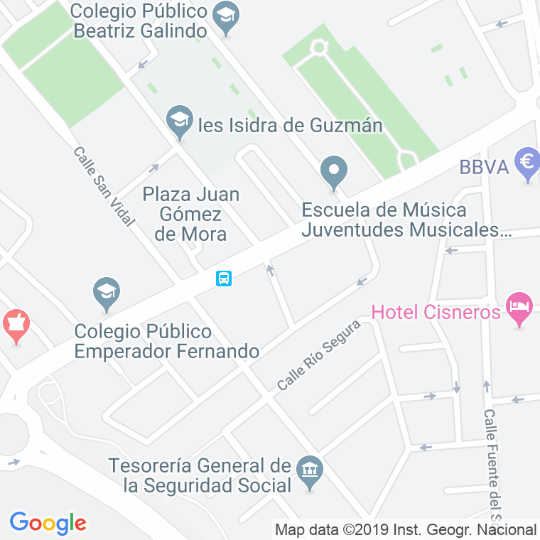 Código Postal calle Rio Orbigo en Alcalá de Henares