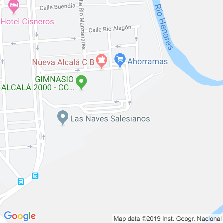 Código Postal calle Rio Tajuña en Alcalá de Henares