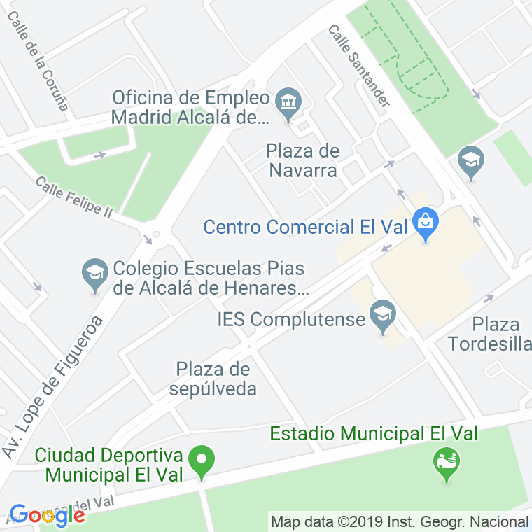 Código Postal calle Castellon en Alcalá de Henares