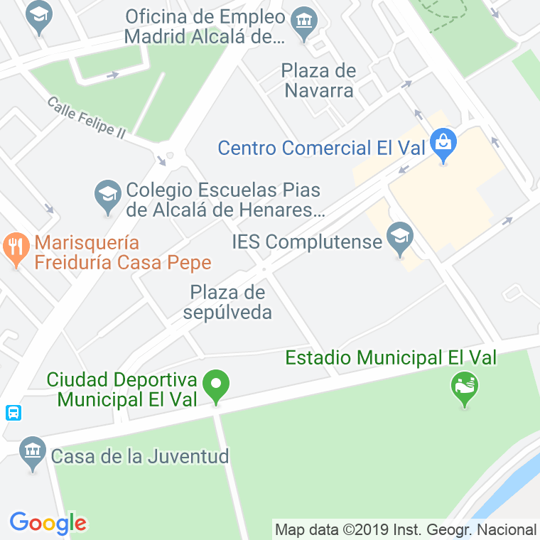 Código Postal calle Castilla, avenida en Alcalá de Henares